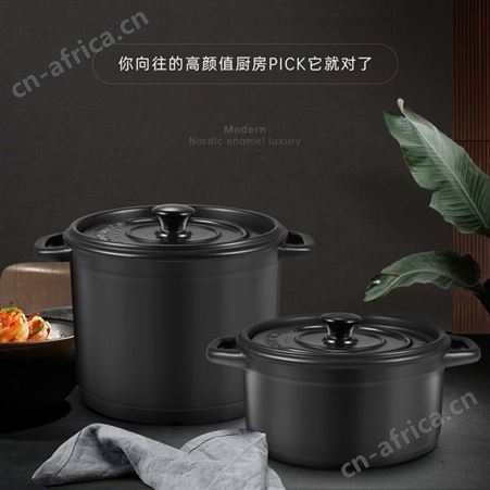 珐琅锅22cm砂锅煤气灶专用耐高温炖锅明火*大容量煲汤汤锅