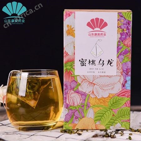 蜜桃乌龙袋泡茶 清新留香 真材实料 花果代用茶专业oem贴牌代加工定制 四角茶包 配方定制 山东康美