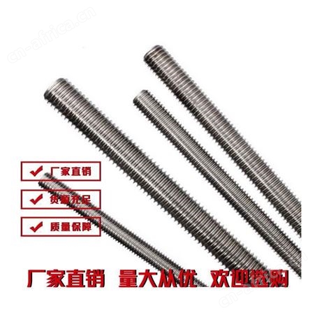 丝杠厂家 雄杰 3米丝杠 国标全扣丝质量可靠 全扣丝批发价 量大优惠