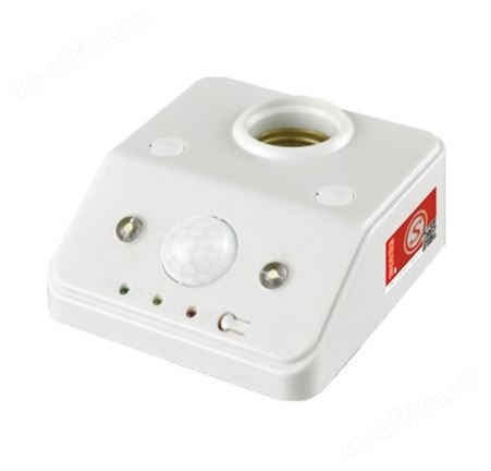 敏华电工集中控制型消防安全适配LED灯具红外感应带强启灯座M-ZFZD-E5W1109