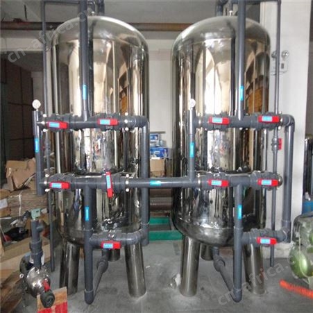 远湖定制加工不锈钢 污水处理过滤器 机械过滤器 多介质过滤器