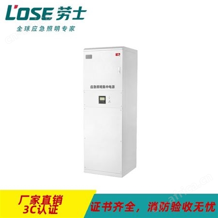劳士敏华电工监控应急疏散指示灯应急灯主机DC216V环保锂离子电池立柜式集中电源L-D-5/3KVA-216L