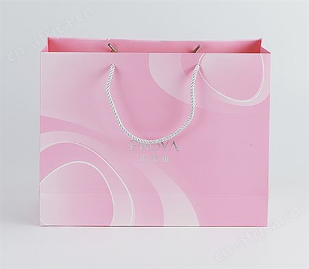 珀莱雅-化妆品白卡手提袋彩色