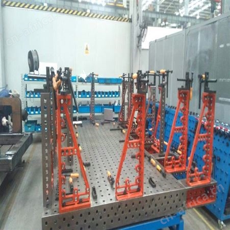 耀凯定制铸铁多功能焊接平台 三维平板 焊接工作台加厚材质