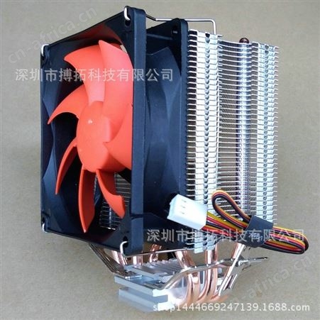 厂家批发热管散热器 一体机热管散热器 散热片加工 搏拓之风