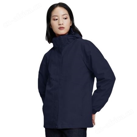 钓鱼服户外冬两件套冲锋衣男女三合一防风保暖登山加厚外套
