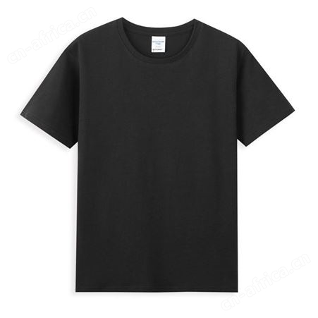 40支双纱精梳棉短袖光板空白T恤定做印制企业团体服胚衫印logo