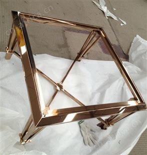 北欧不锈钢茶几 电视柜组合式轻奢/现代简约小户型不锈钢茶几桌