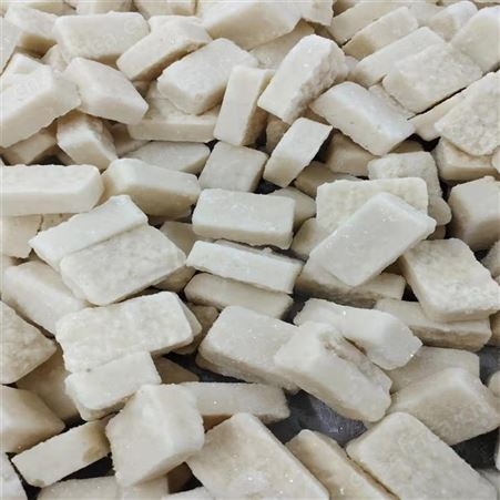 成品蒜丁蒜块 餐厅常用速冻蒜丁佐料 新鲜蒜瓣加工价格合理 绿拓食品
