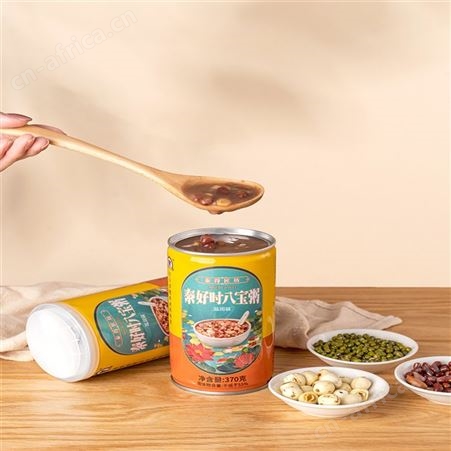 泰好时八宝粥370g*3罐装快餐粥广东早点即食方便营养粥速食食品