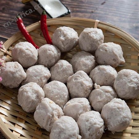 火锅店专用椰香贡丸 厂家直供椰香贡丸关东煮食材 千年记椰香贡丸 货真价实