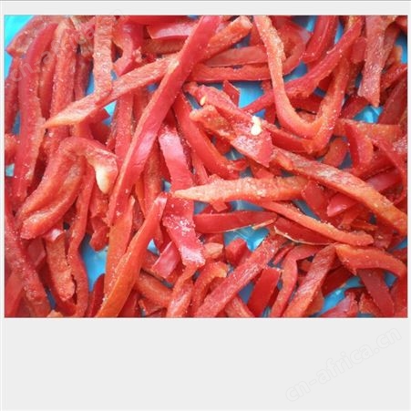 绿拓食品香辣皮薄红青椒丝 炒菜凉拌使用方便