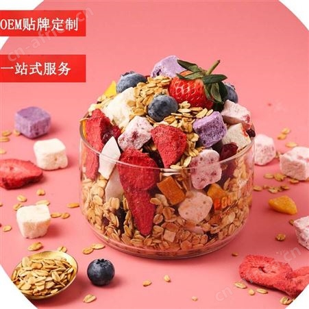 水果坚果燕麦脆 每日坚果燕麦 贴牌定制