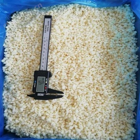 绿拓出口级味道正冷藏紫皮蒜 速冻蒜碎丁加工出售