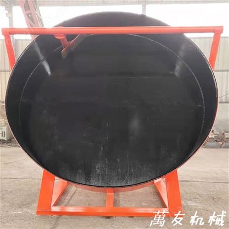 萬友猪粪鸡粪有机肥圆盘造粒机盘式颗粒机成球率高卖相好