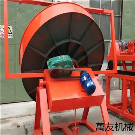 粉状制球圆盘造粒机 秸秆粪污堆肥发酵生产造粒设备 猪粪有机肥发酵盘式造粒机