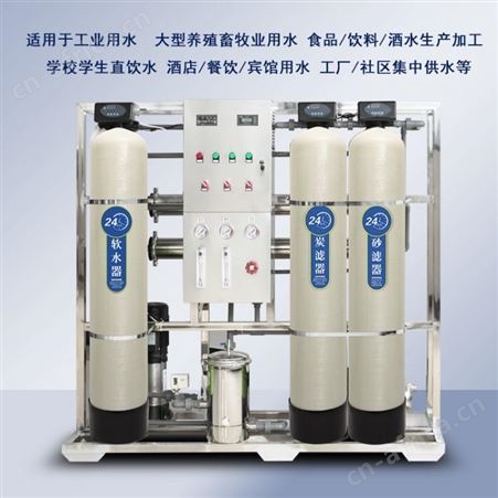 EDI超纯水设备哈尔滨大型RO反渗透工业商用净水器地下水过滤器