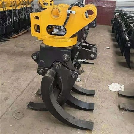 现货供应小型液压旋转抓木器 360度旋转抓木器 金耀工矿常年销售