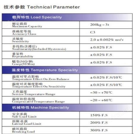 配料称用RM-S1B-2T四川福建锐马传感器S型