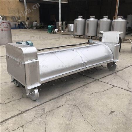 大型移动方便打茬机 文轩酒糟打茬机 粮食蒸酒设备