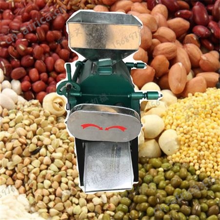 20型豆扁机粮食挤扁机 文轩四六八瓣破碎机