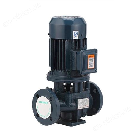 5.5kw立式管道泵新界SGLR40-250B单级单吸离心泵冷热水增压循环