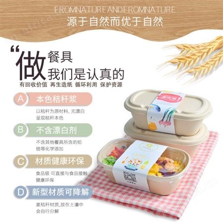 生产厂家一次性打包盒高档沙拉便当盒子餐盒环保分格外卖纸浆饭盒 意点森昂