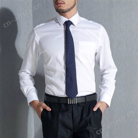 商务男士衬衫定制 衬衣定制 展销会工装定做logo 欧美职业衬衫商务正装