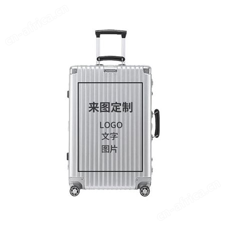 易贝箱包直角复古铝框拉杆箱logo定制 TSA海关密码锁旅行箱做图案 登机箱行李箱厂家