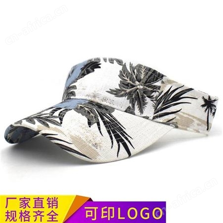 户外遮阳帽沙滩帽厂家 夏季遮阳帽定制 印花鸭舌帽速干印字做logo 广告摆摊帽遮阳