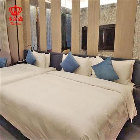 苏州卡尔森酒店家具-实木床标间民宿全套定制-酒店家具整体定制