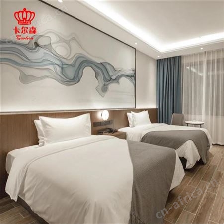 苏州卡尔森酒店家具-精品酒店民宿样板房实木床全套家具-定制批发
