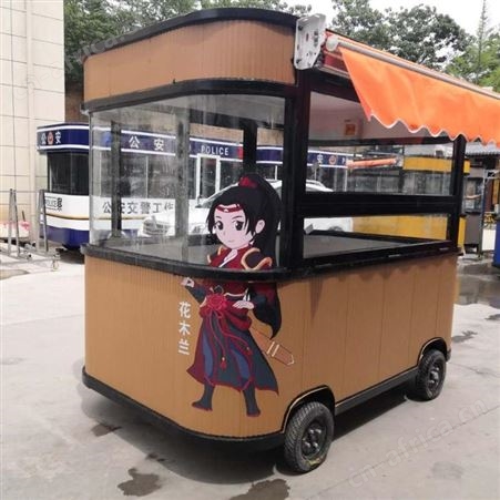 环保电动餐车-多功能小吃车-电动四轮餐车-餐车品牌直销-西安同创电动餐车