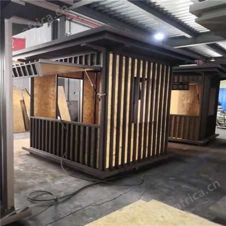 厂家直供活动房 移动房子门卫值班室 钢结构岗亭保安亭 简易隔离房屋 西安同创活动房厂家