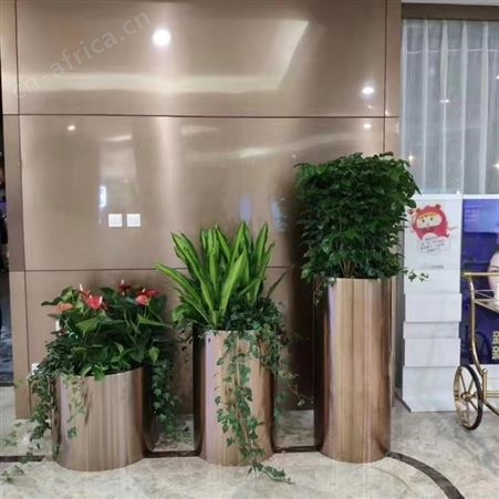 不锈钢花盆厂家 中式景观花盆批发零售 现代不锈钢花箱
