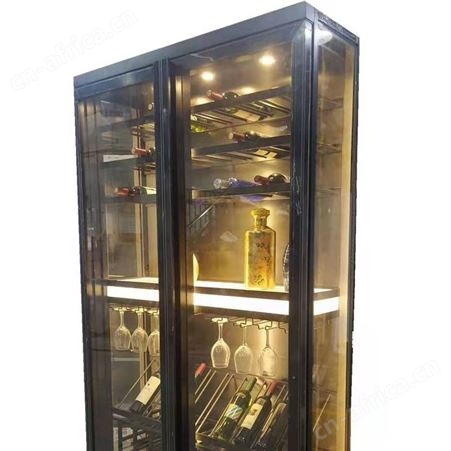 现代简约酒柜 南京小户型不锈钢酒柜定制