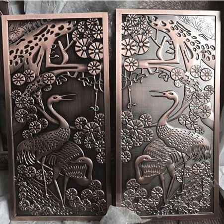 铜铝浮雕壁画背景墙 南昌铝板浮雕壁画