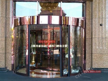 上海镜面不锈钢旋转门-至泰设计安装维修保养
