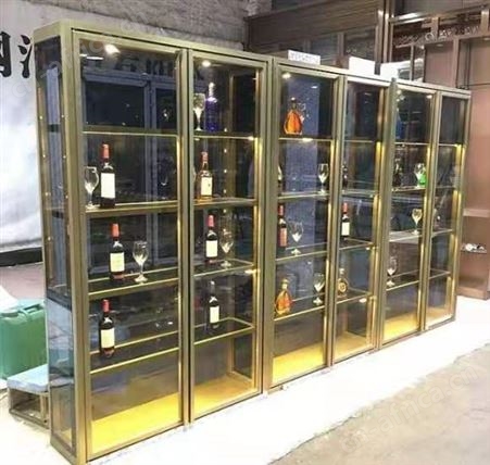 不锈钢中式酒柜 兰州轻奢不锈钢酒柜单价