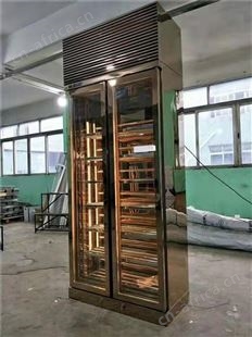 美式葡萄红酒恒温恒湿酒柜 合肥不锈钢恒温酒柜设计安装
