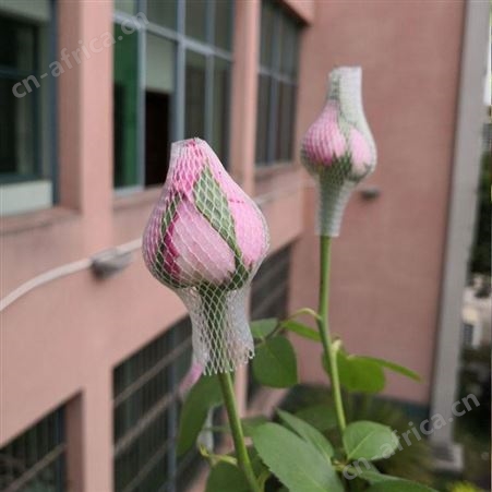 花店玫瑰花朵白色塑料网套 化妆笔刷头保护套 鲜花套子 广州戈慕莱现货现发