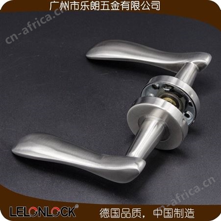 室内门锁执手锁 分体锁不锈钢304实心把手分体锁乐朗RLH-25+RML-13+RCR-01