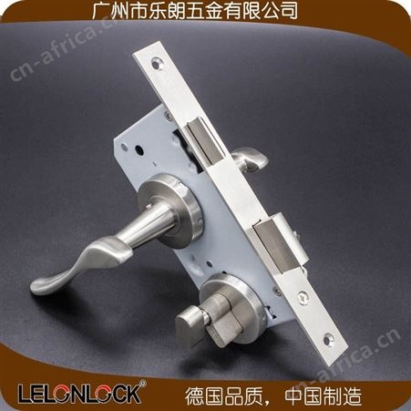 室内门锁执手锁 分体锁不锈钢304实心把手分体锁乐朗RLH-25+RML-13+RCR-01