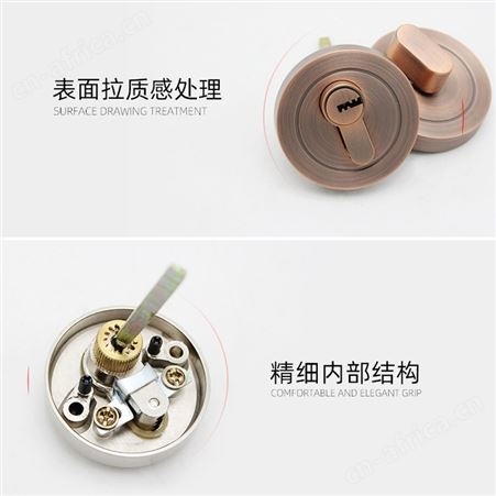 乐朗RDL-600 锌合金呆锁闭锁室内门地锁隐形门锁门配五金