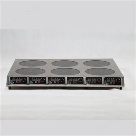 商用大功率3.5KW六头煲仔电磁炉3500W六眼锡纸花甲麻辣烫电磁炉