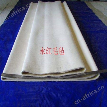 烫皮机毛毡套 烫光机毛毡带 环保水处理刮油耐磨环形无接口毛毡输送带