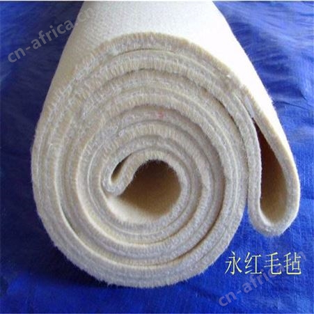 烫皮机毛毡套 烫光机毛毡带 环保水处理刮油耐磨环形无接口毛毡输送带