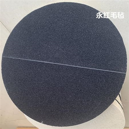 不锈钢玻璃地板大理石材抛光毛毡轮 毛毡抛光轮找永红毛毡