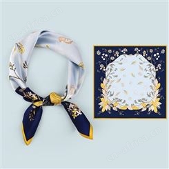 真丝丝巾 韩版领巾 生产批发 和林服饰