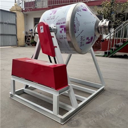 诚誉 化工粉末调味混料机 原料混合机 小型不锈钢鼓式搅拌机
